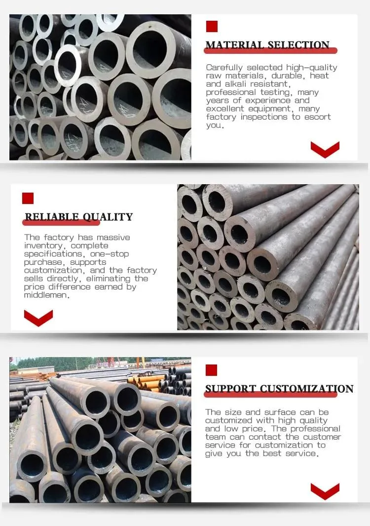 ASTM A106 A53 API 5L X42-X80 Smls Carbon Seamless Steel Pipe for Oil and Gas Works